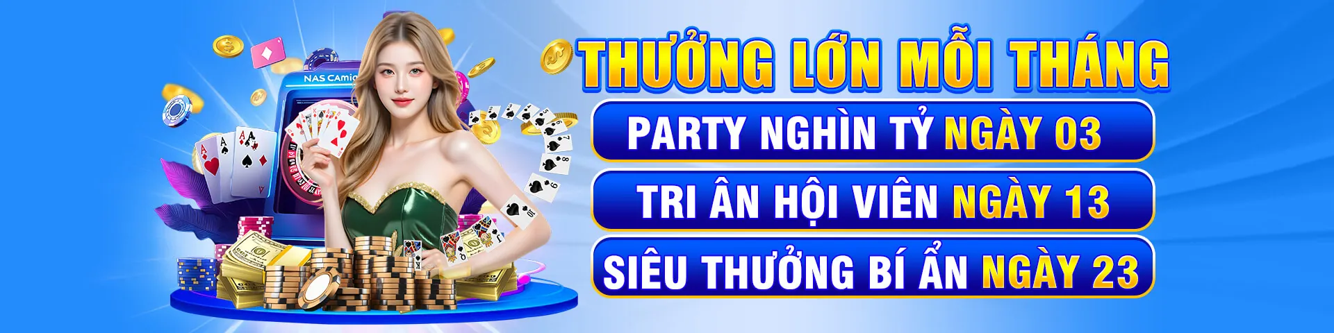 Banner khuyến mãi giải đấu lớn 789 clud