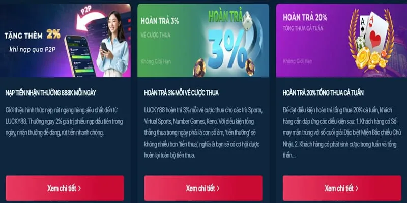 Hoàn trả cược hàng tuần 789 clud